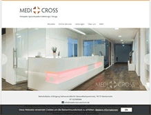 Tablet Screenshot of medicross-zentrum.de